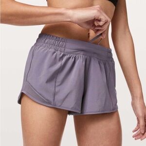 Lululemon Hotty Hot Short II *2.5"
Graphite Purple size 8